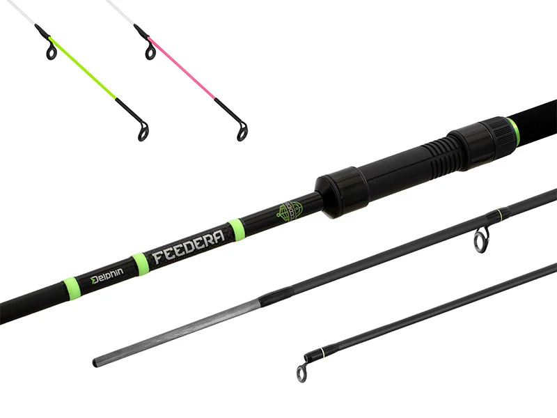 DELPHIN FEEDERA + 2 spicc 360cm/100g/3 részes feeder bot