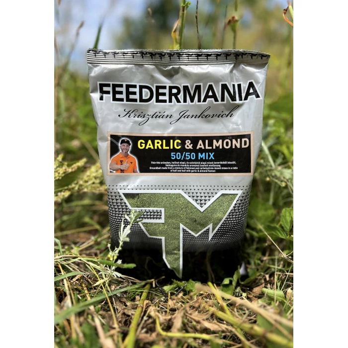 FEEDERMÁNIA GROUNDBAIT 50/50 Mix Garlic&Almond etetőanyag