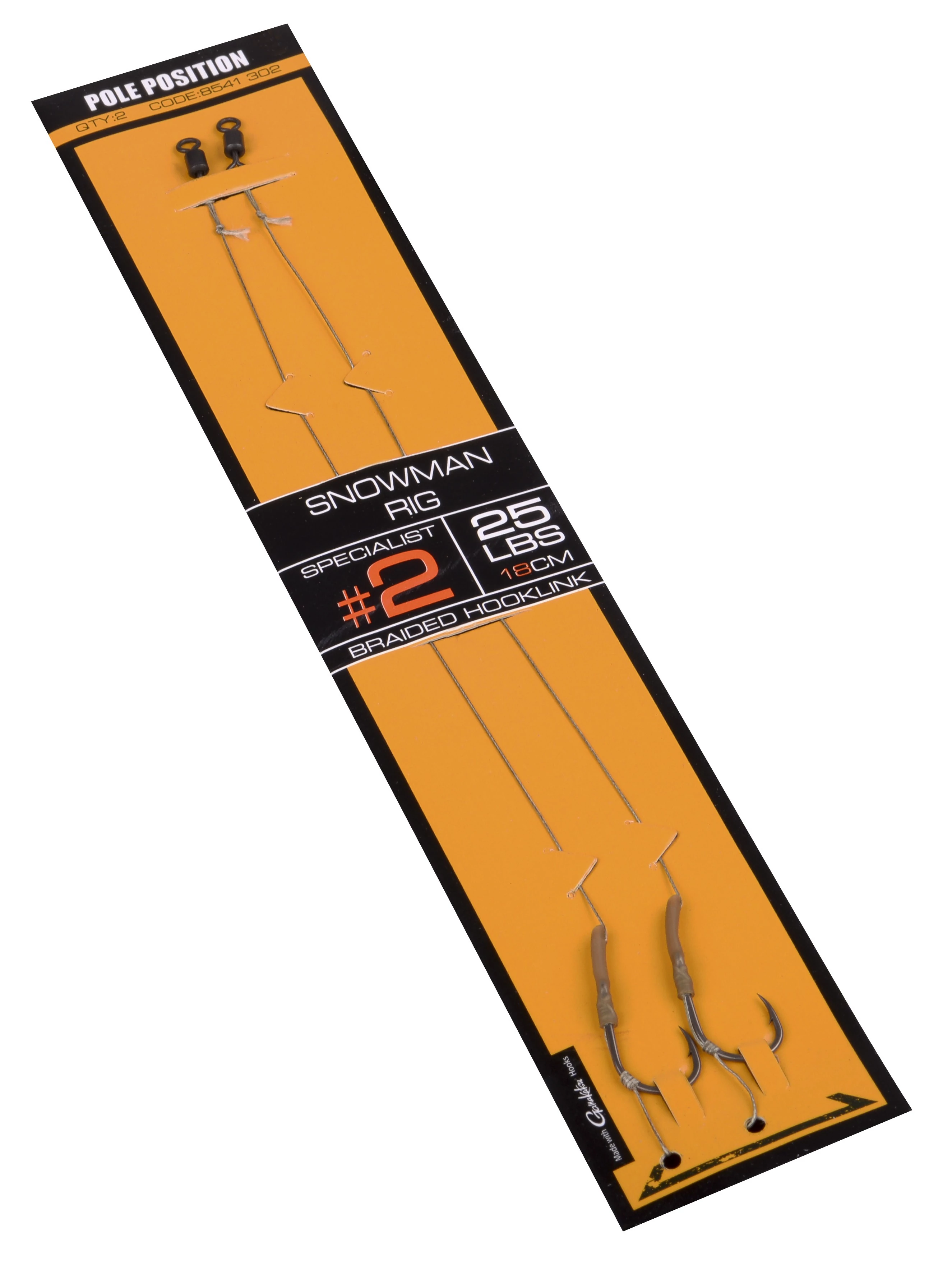 GAMAKATSU Str Snowman Rig 8-as 2db/csomag pontyozó végszerelék