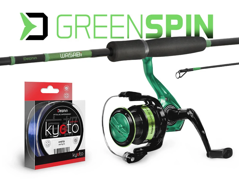 DELPHIN GreenSPIN Pergető szett 210cm/30g+2T+0,26mm