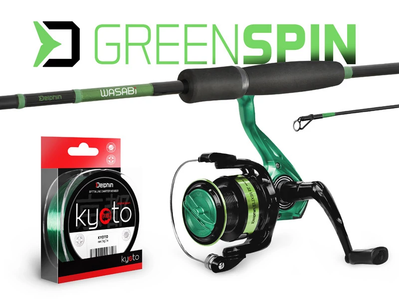 DELPHIN GreenSPIN Pergető szett 210cm/30g+2T+0,181mm