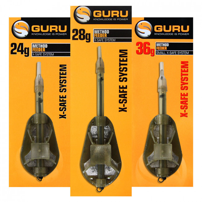 GURU X - Safe Method Feeder kosár large 28g