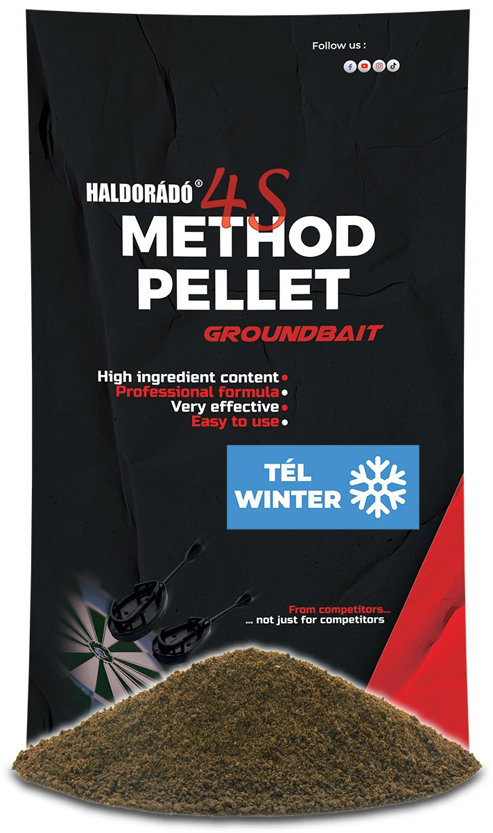 HALDORÁDÓ 4S Method Pellet Groundbait - Tél