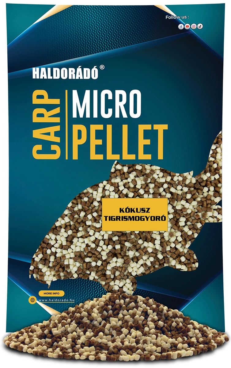 HALDORÁDÓ Carp Micro Pellet - Kókusz Tigrismogyoró