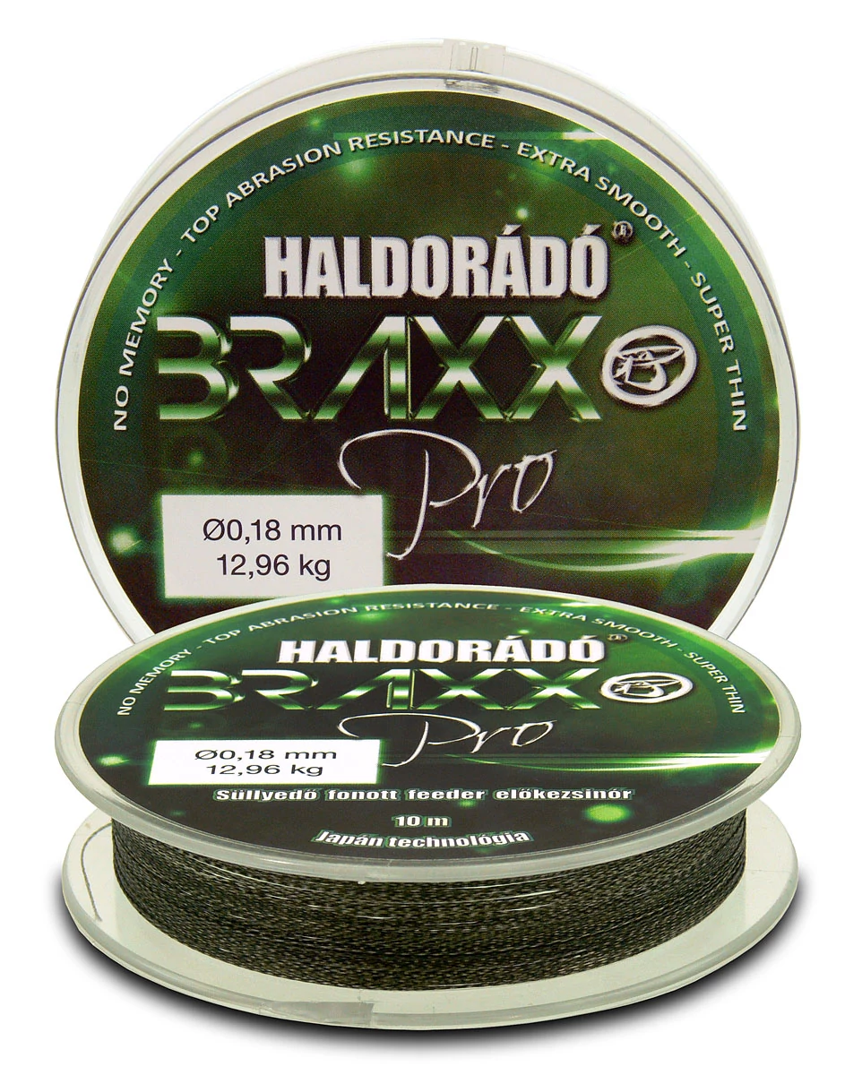 HALDORÁDÓ Braxx Pro 0,10 mm Fonott Előkezsinór