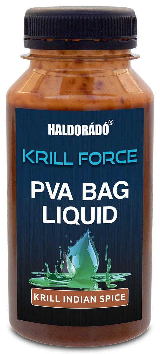 HALDORÁDÓ KRILL FORCE PVA Bag Liquid - Krill Indian Spice