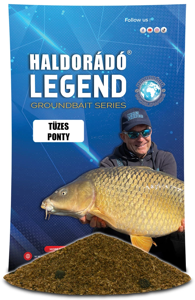 HALDORÁDÓ LEGEND Groundbait - Tüzes Ponty