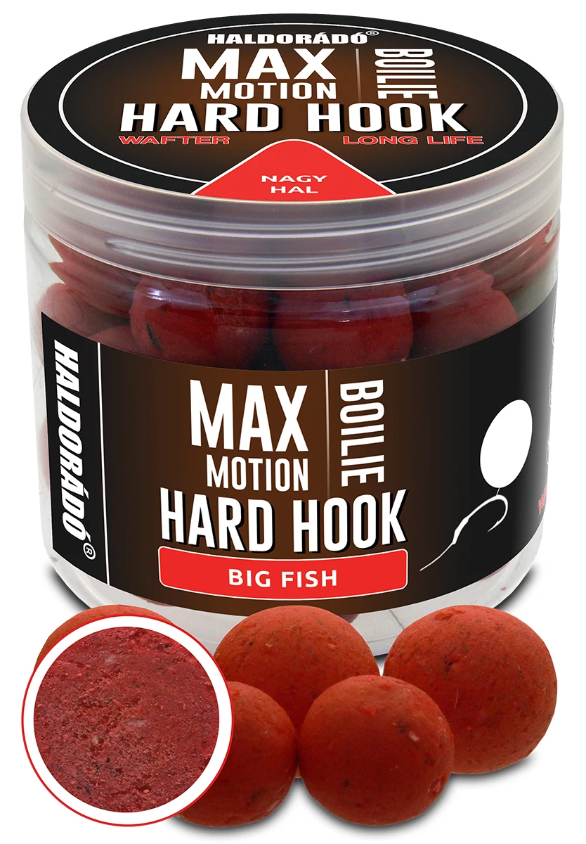 HALDORÁDÓ MAX MOTION Boilie Hard Hook Wafter 16, 20 mm - Nagy Hal