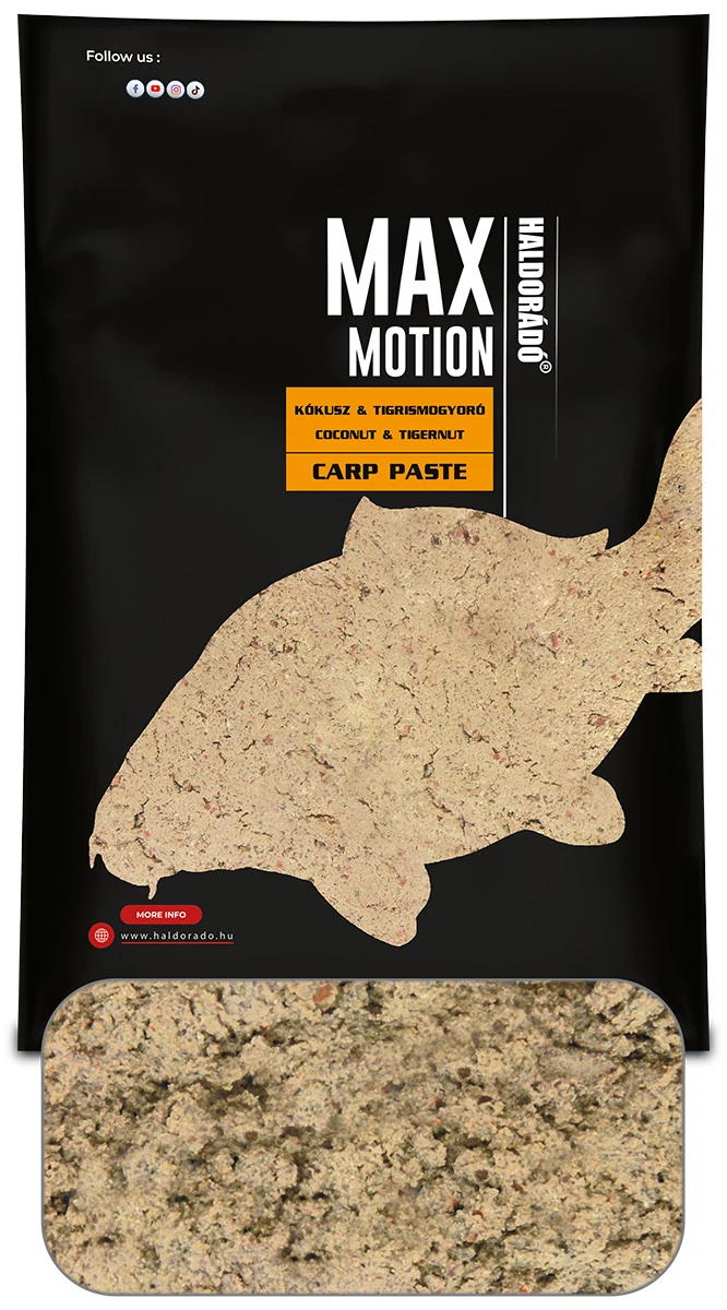HALDORÁDÓ MAX MOTION Carp Paste - Kókusz & Tigrismogyoró