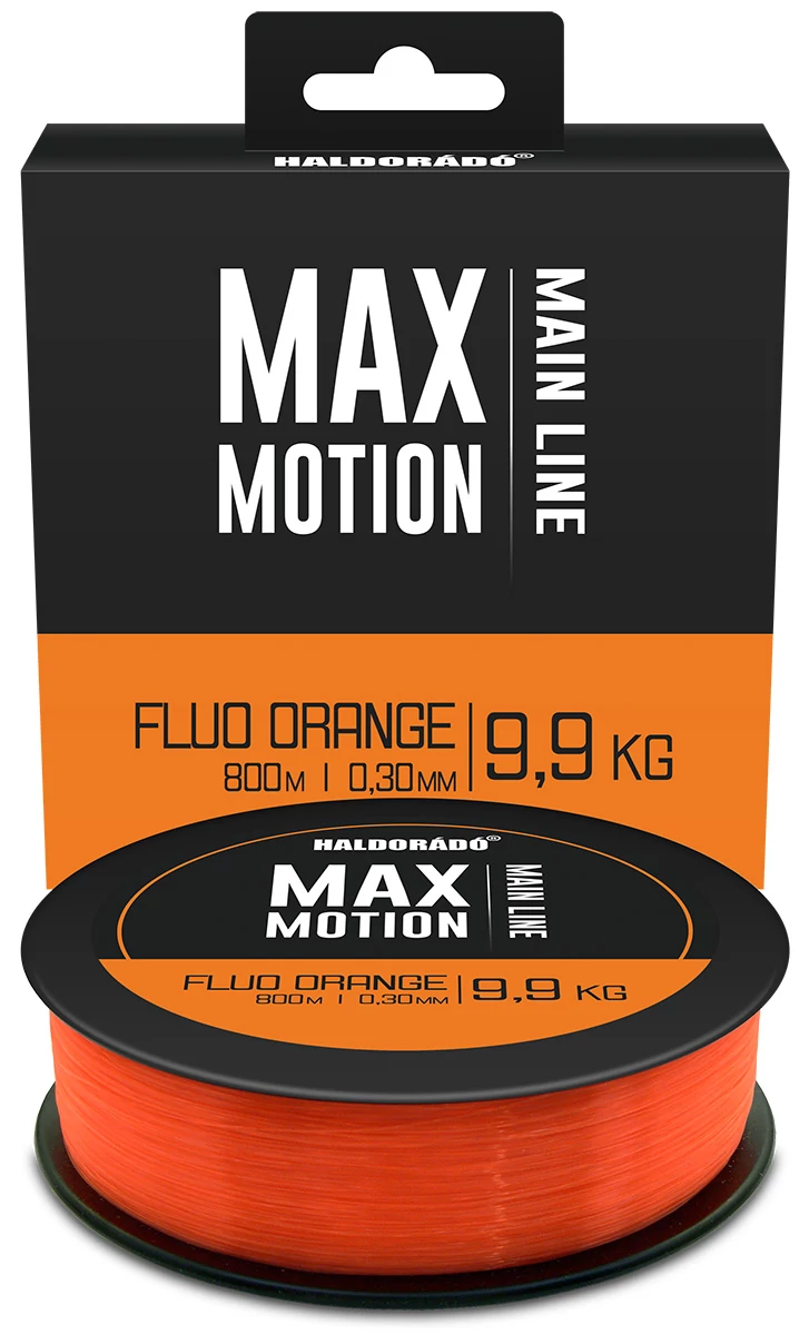 HALDORÁDÓ MAX MOTION Fluo Orange 0,30mm/800m/9,9kg monofil zsínór