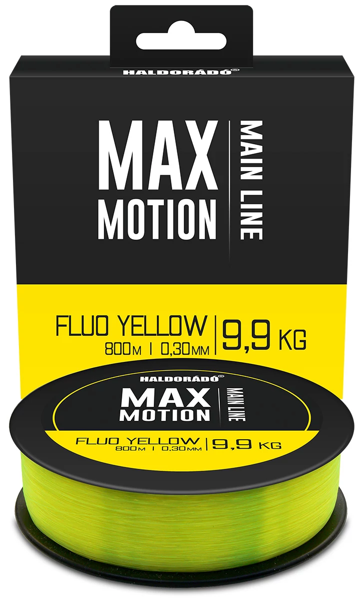 HALDORÁDÓ MAX MOTION Fluo Yellow 0,30mm/800m/9,9kg monofil zsínór
