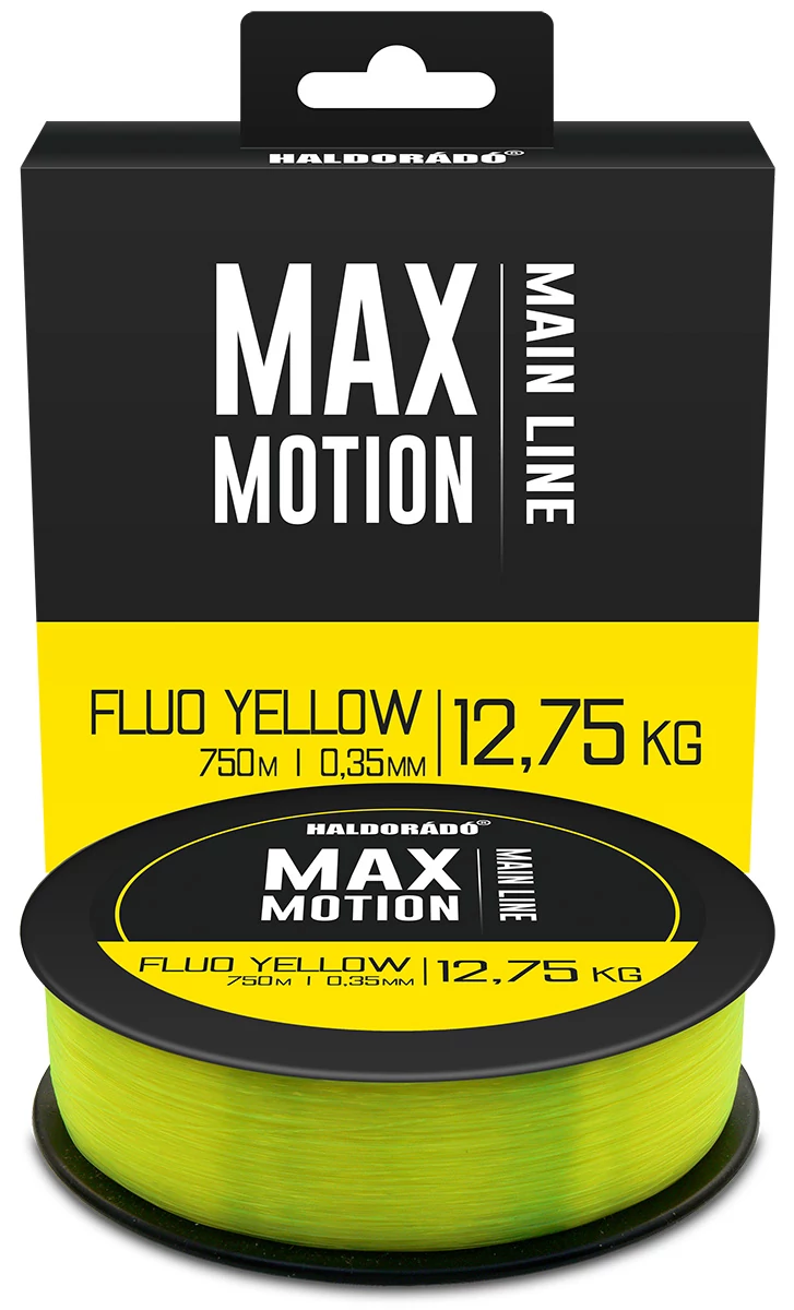 HALDORÁDÓ MAX MOTION Fluo Yellow 0,35mm/750m/12,75kg monofil zsínór