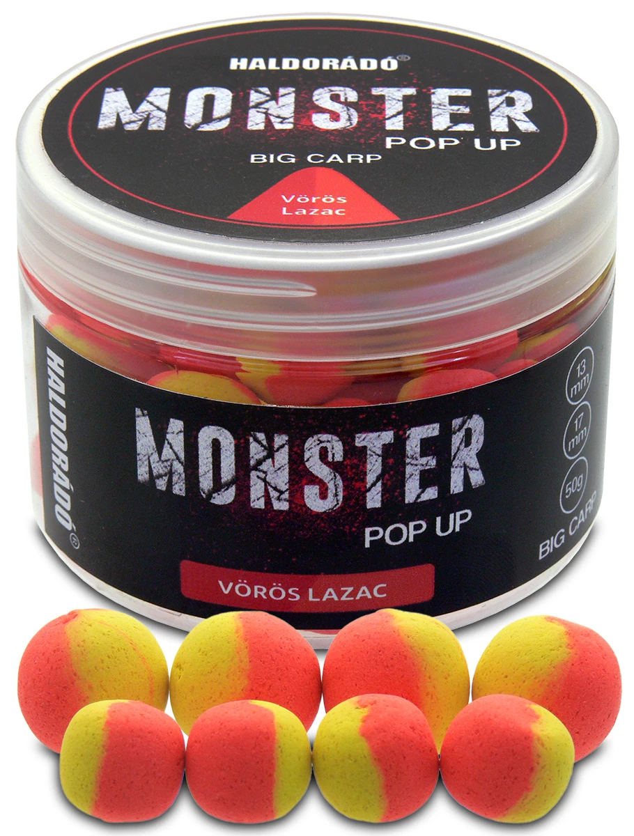 HALDORÁDÓ MONSTER Pop Up Big Carp - Vörös Lazac