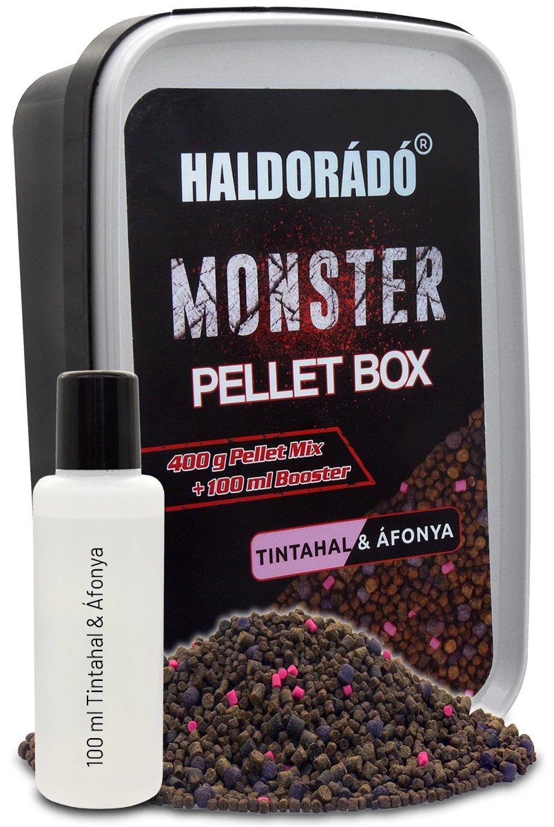 HALDORÁDÓ MONSTER Pellet Box - Tintahal & Áfonya