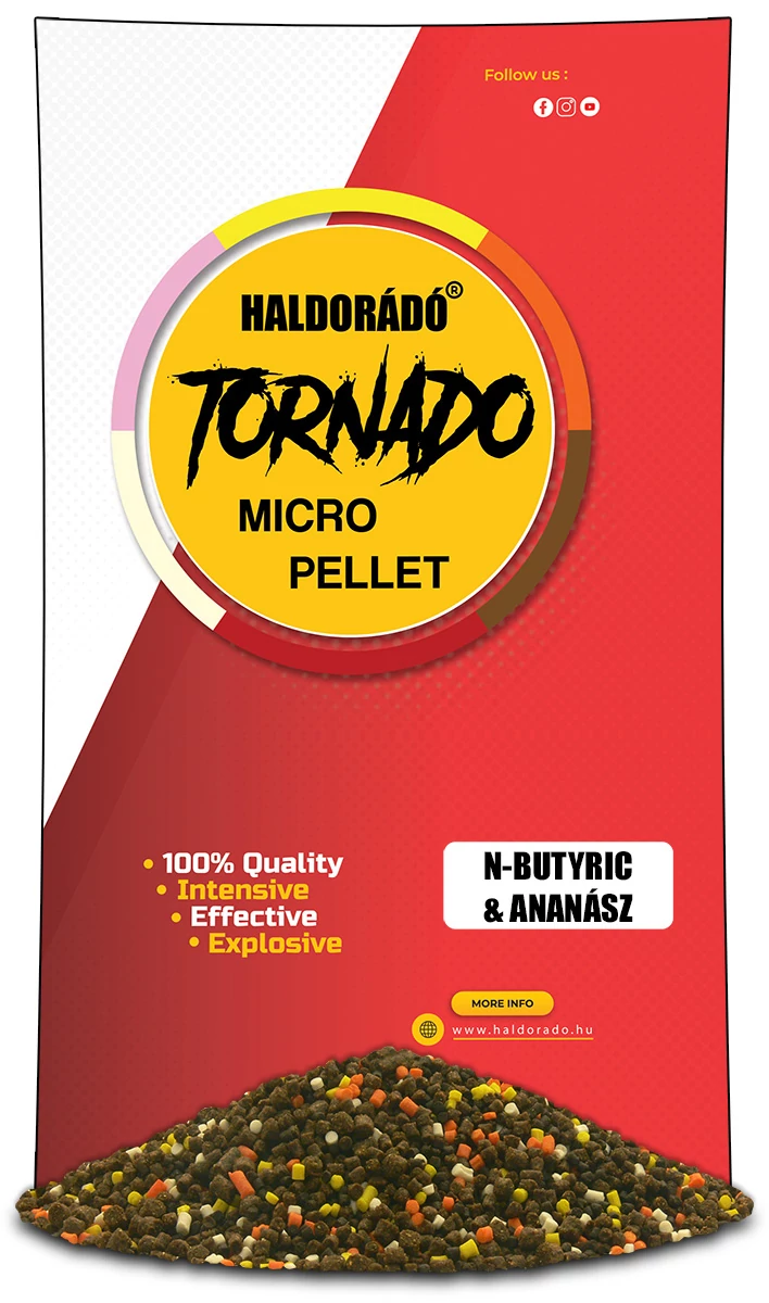 HALDORÁDÓ TORNADO Micro Pellet - N-Butyric-Ananász