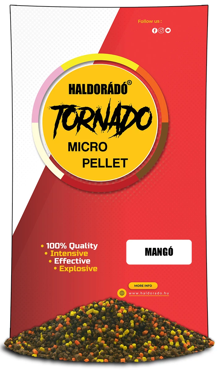 HALDORÁDÓ TORNADO Micro Pellet - Mangó