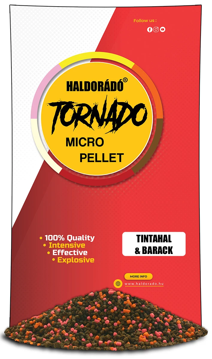 HALDORÁDÓ TORNADO Micro Pellet - Tintahal-Barack