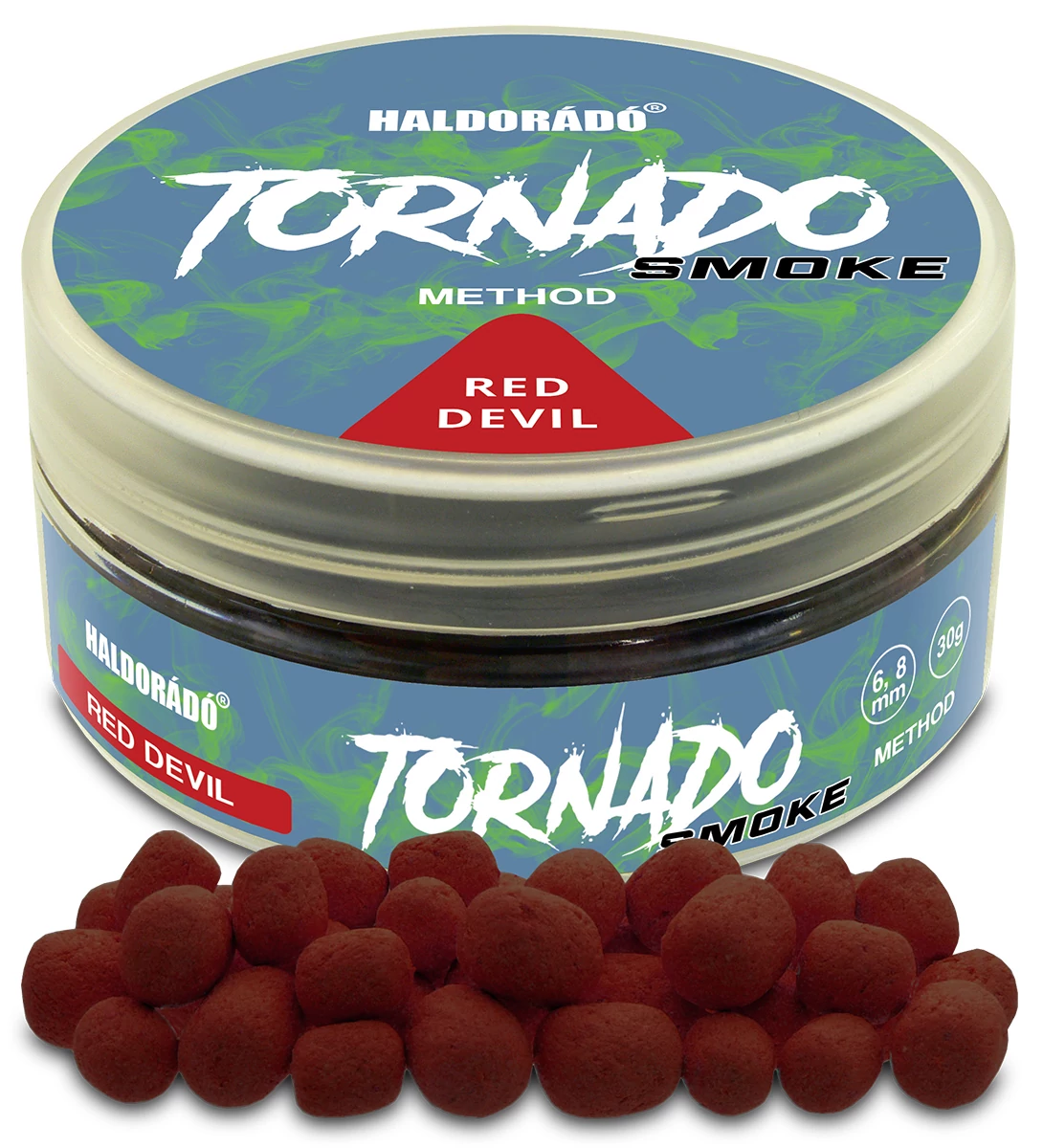 HALDORÁDÓ TORNADO Smoke Method 6, 8 mm - Red Devil