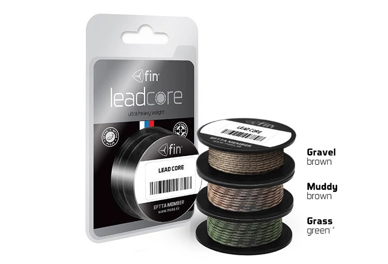 DELPHIN LEADCORE zöld grass 5m/45lbs előkezsinór