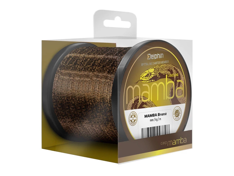 DELPHIN MAMBA Carp Bronz 0,32mm/7,4kg/1200m pontyozó zsinór