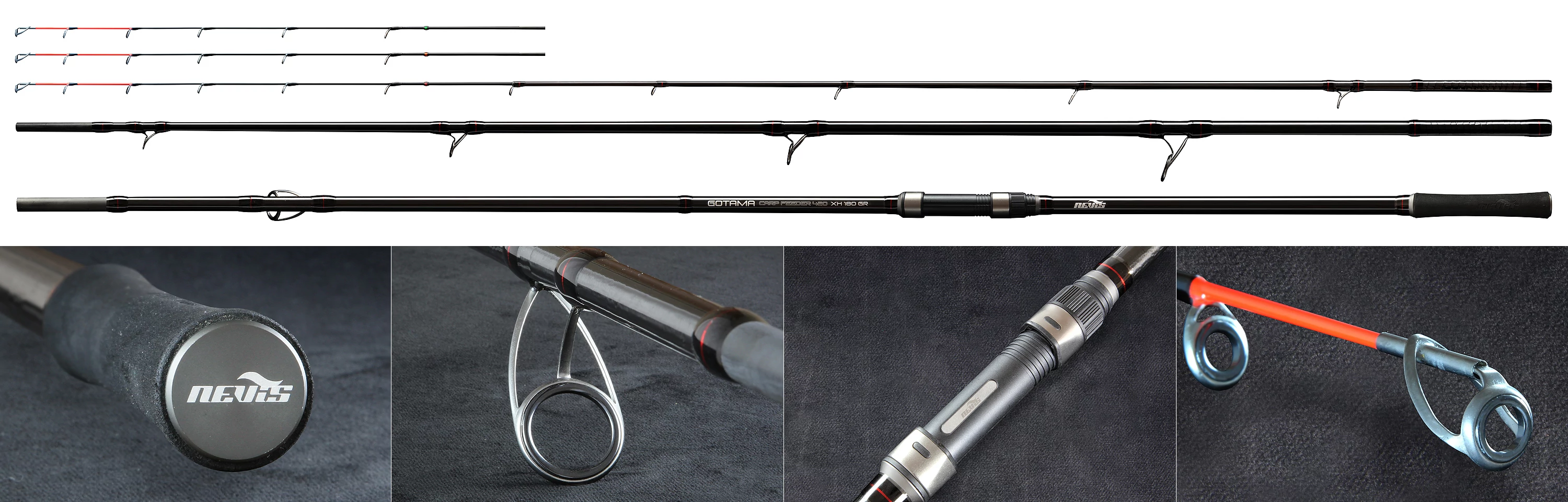 NEVIS Gotama Carp Feeder távdobó feeder bot 420H 150g