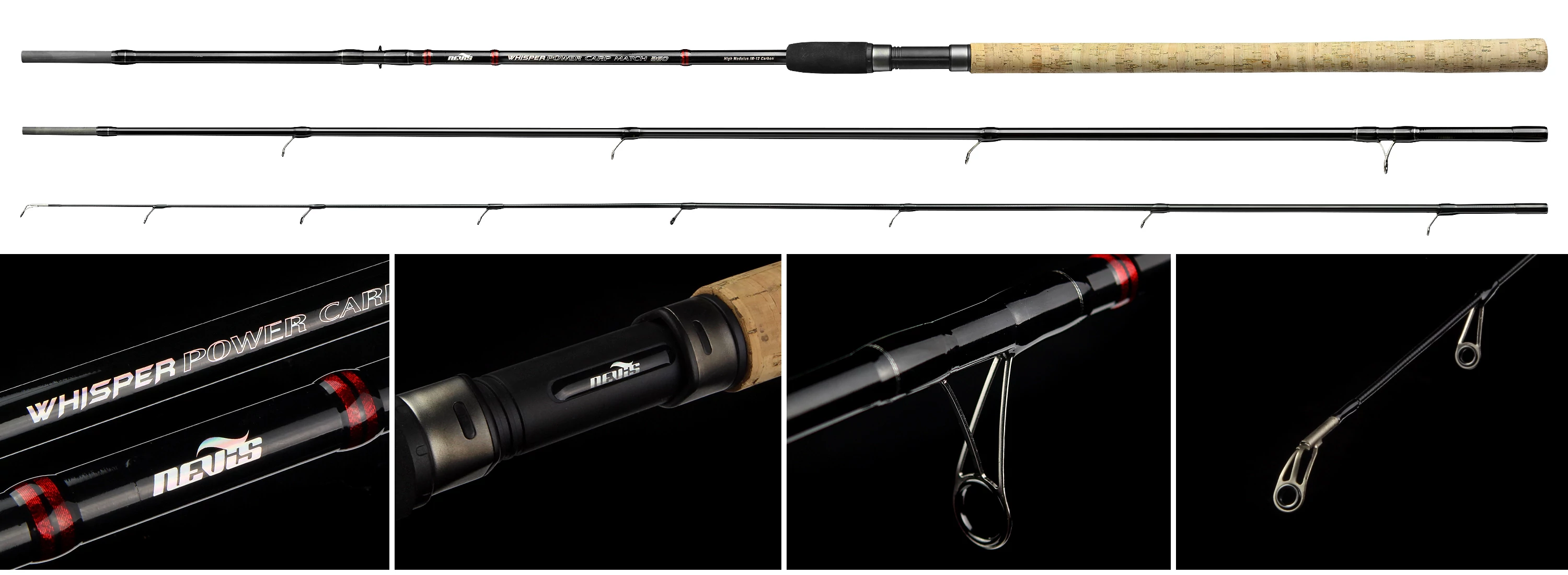 NEVIS Whisper Power Carp Match 3,6m 10-35gr  Match bot