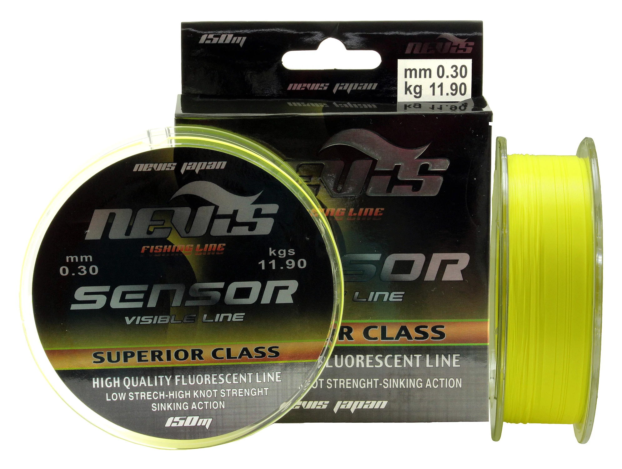 NEVIS Sensor Fluo 600m/0.28mm pontyozó zsínór