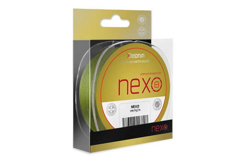 DELPHIN NEXO 8 zöld 0,08mm/5,0kg/130m fonott zsinór
