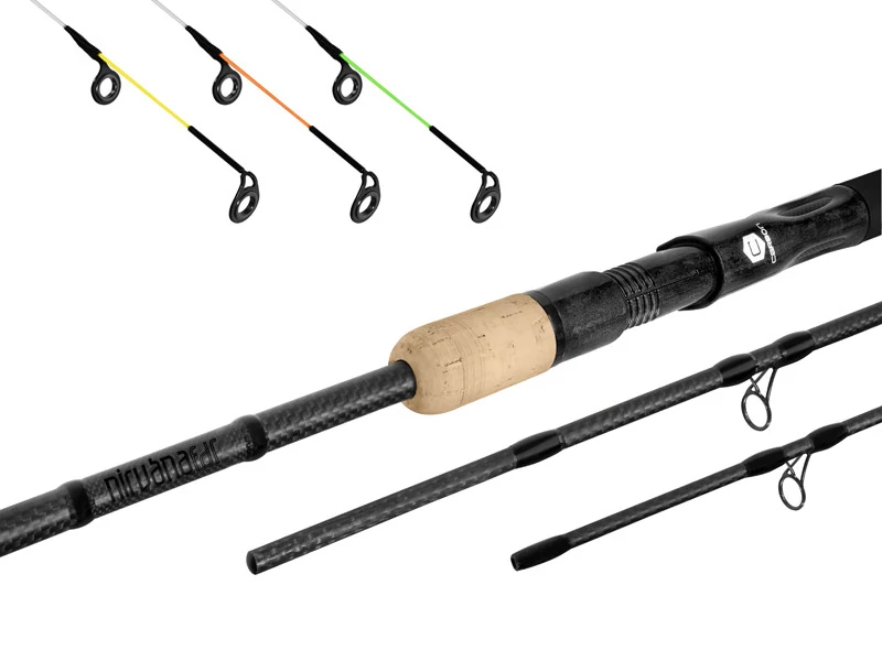 DELPHIN NIRVANA FDR + 3 spicc 13ft/390cm/80g feeder bot