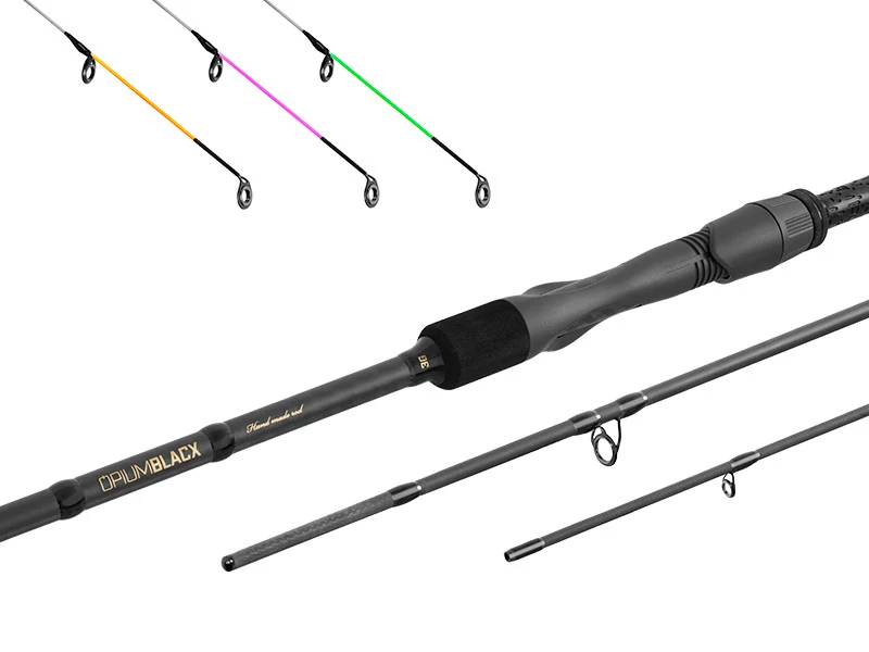 DELPHIN Opium BlacxFEEDER 3G TechnoCORK 12ft/360cm/80g feeder bot