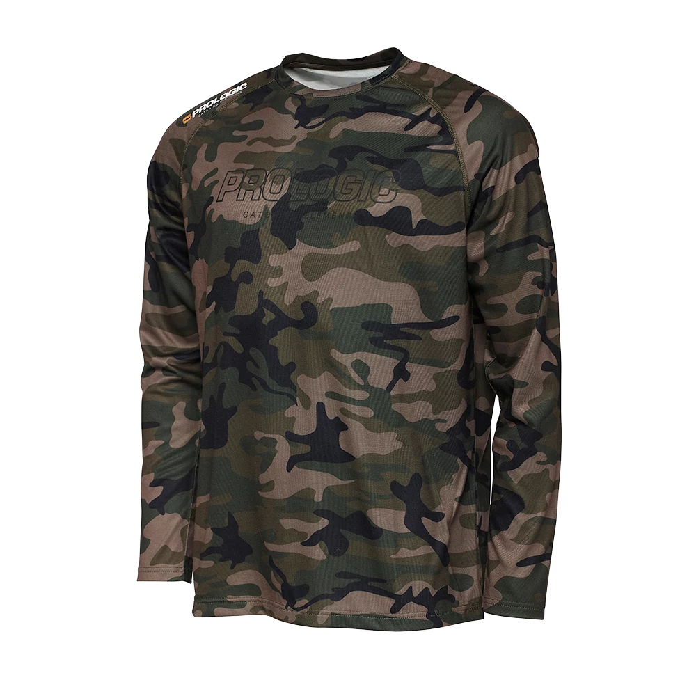PROLOGIC CAMO LONG SLEEVE T-SHIRT hosszú ujjú terepmintás póló XL-es
