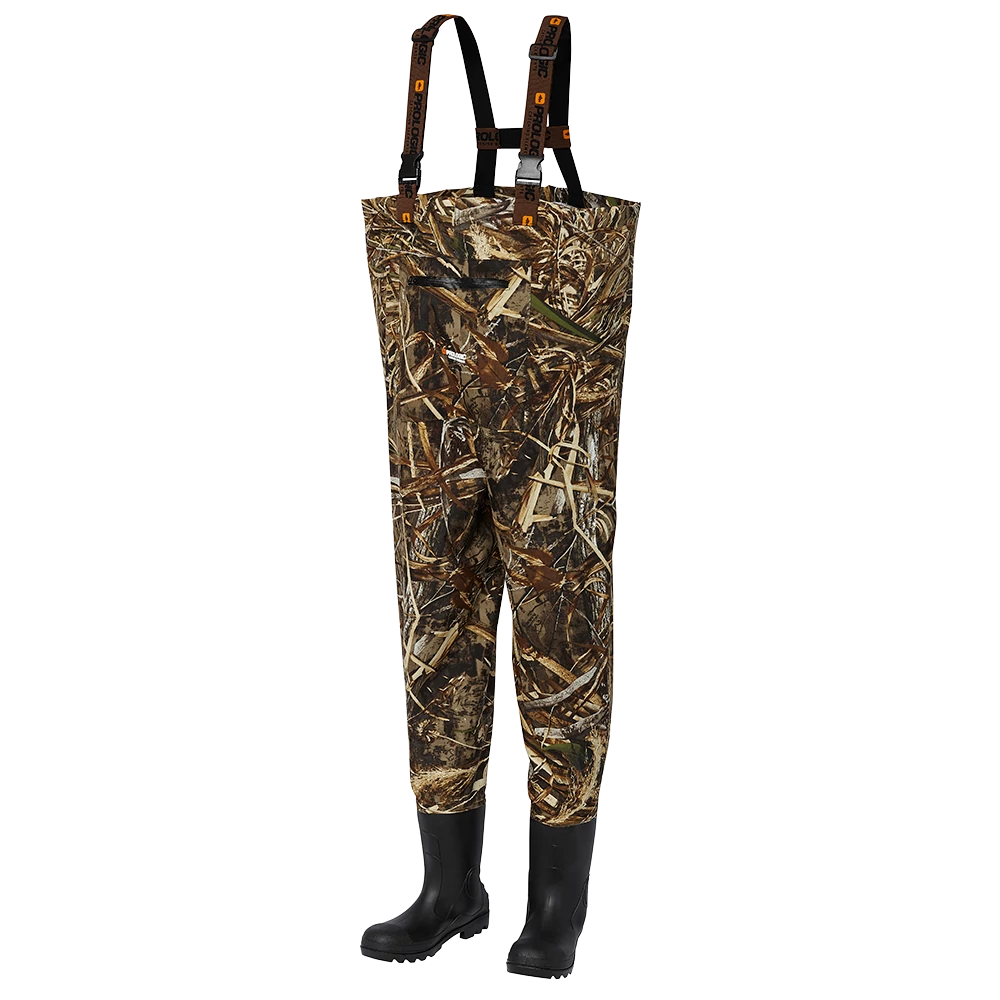 PROLOGIC MAX5 TASLAN CHEST WADER BOOTFOOT CLEATED XXL 46/47 melles gázlócsizma