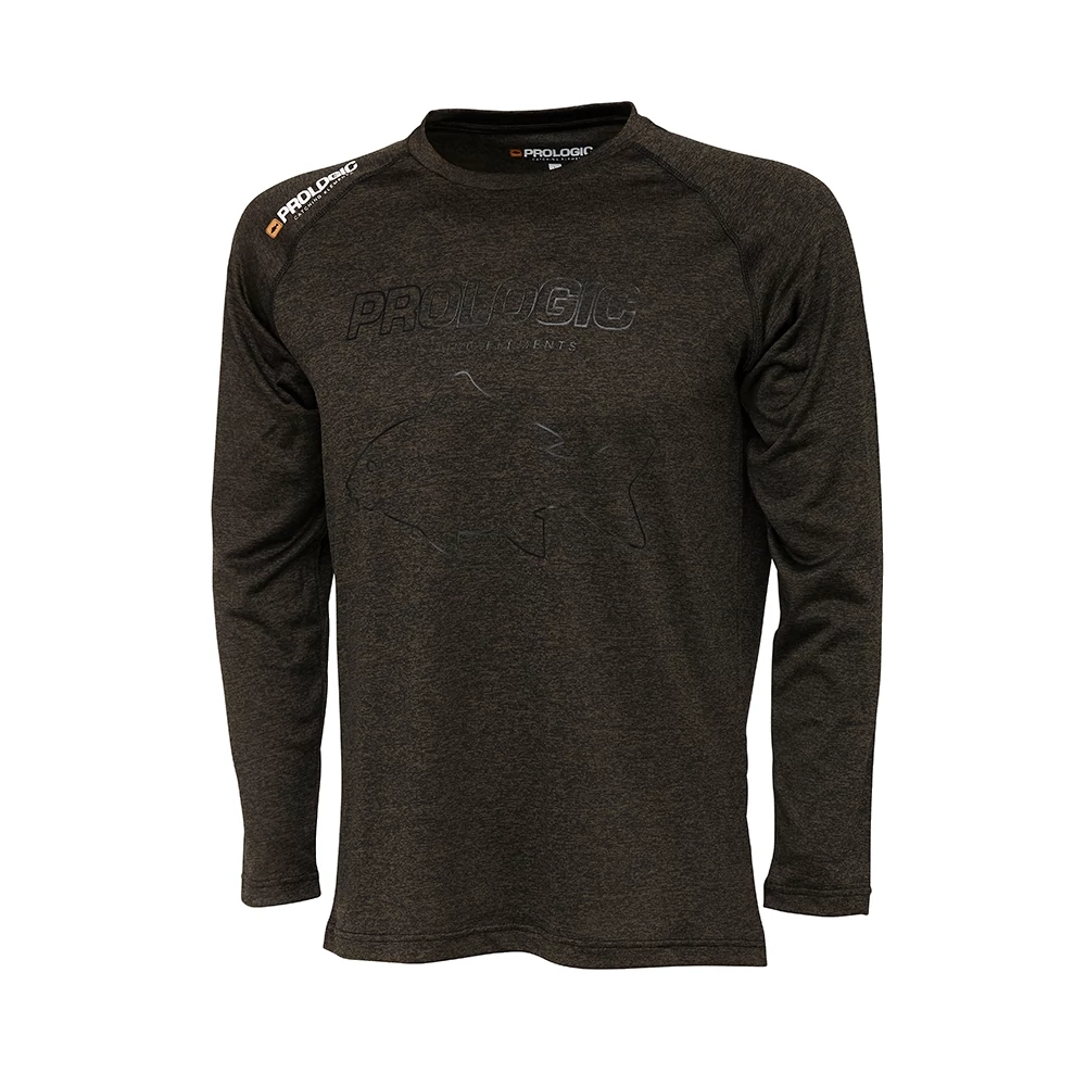 PROLOGIC MEGA FISH LONG SLEEVE T-SHIRT XL-es GREEN hosszú ujjú póló