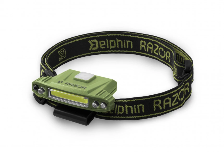 DELPHIN RAZOR USB UC fejlámpa