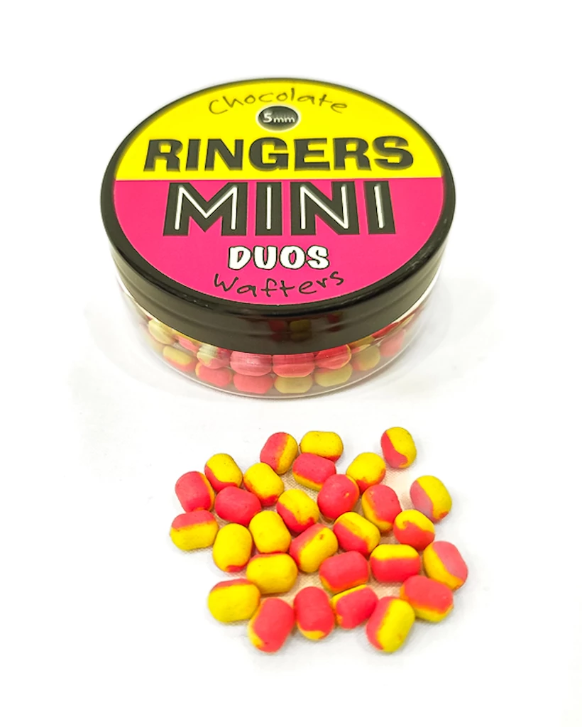 RINGERS Mini Duos Pink and Yellow wafters