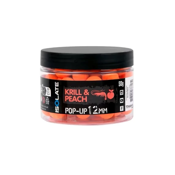 SHIMANO Isolate Pop-Up Krill Peach 12mm 50g Fluoro Orange