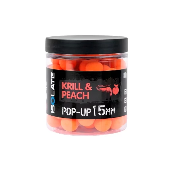 SHIMANO Isolate Pop-Up Krill Peach 15mm 80g Fluoro Orange