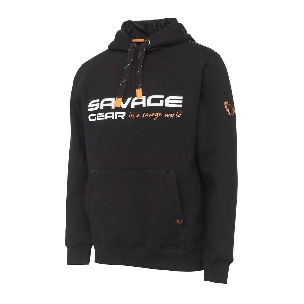 SAVAGE GEAR Cosmo Hoodie Black L-es kapucnis pulóver