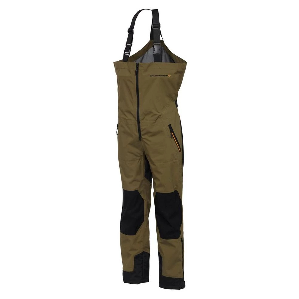 SAVAGE GEAR SG4 Bib And Brace Olive Green XXXL-es kantáros nadrág