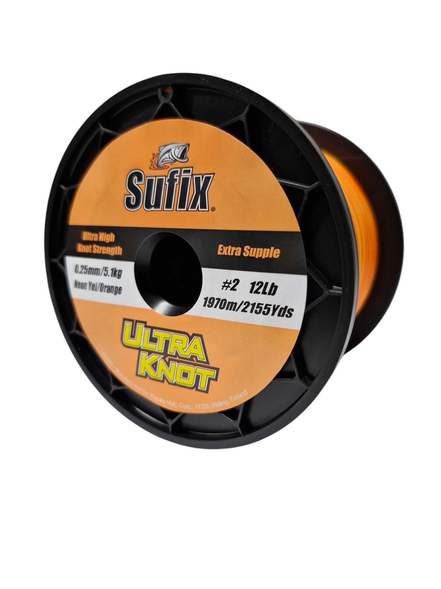SUFIX ULTRA KNOT Yellow-Orange 0,25/1970m monofil pontyozó zsínór