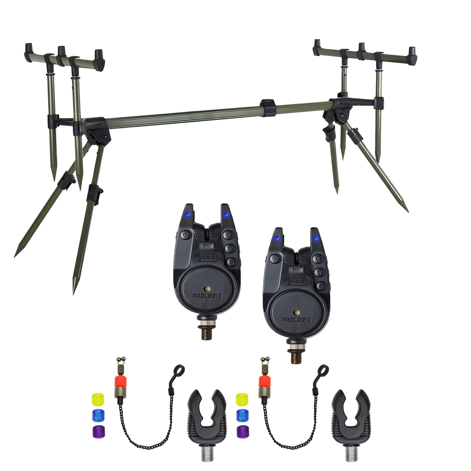 SUPREME + C-SERiES Alarm Blue Rod Pod szett