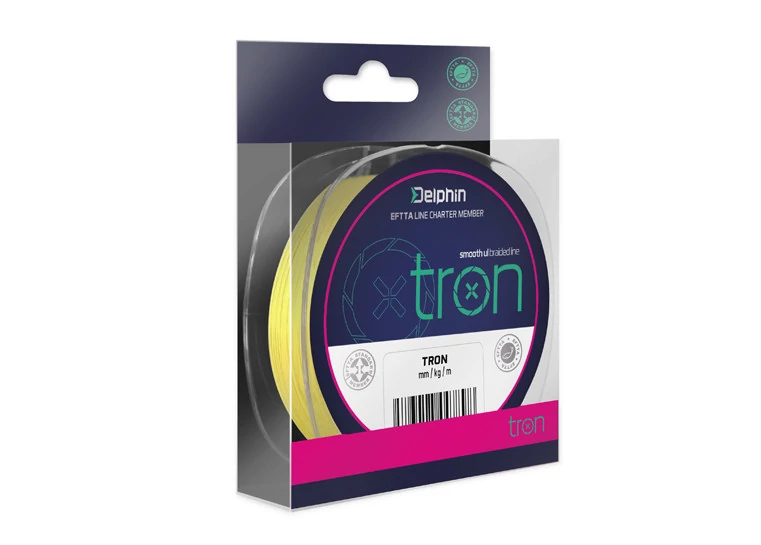 DELPHIN TRON Fluo Sárga 0,05mm/2,3kg/300m Fonott Zsinór