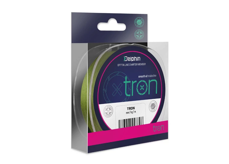 DELPHIN TRON Zöld 0,05mm/2,3kg/130m Fonott Zsinór
