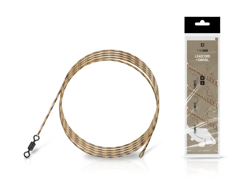 DELPHIN TheEND Leadcore + Swivel 1m - 3db