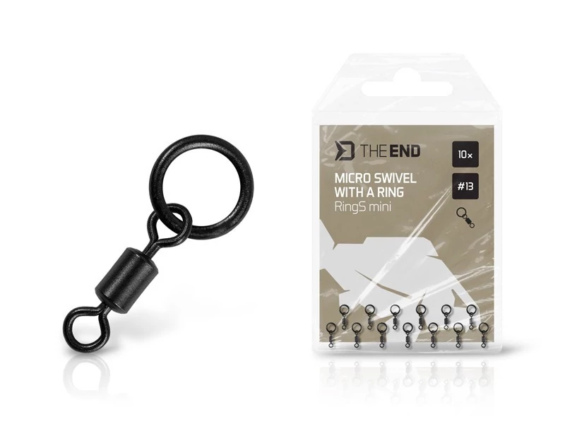 DELPHIN TheEND RingS mini mikro forgó karikával 10db/#13