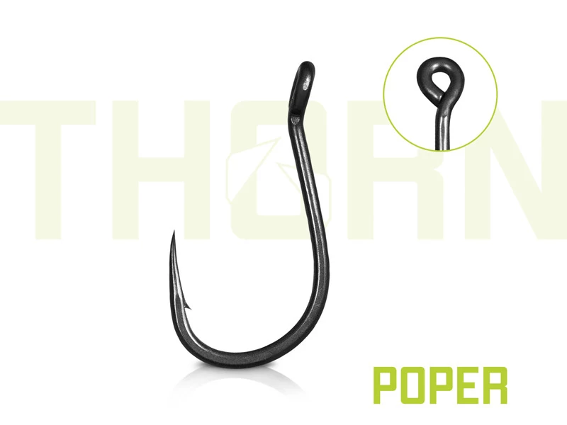 DELPHIN THORN Poper 11x #4 pontyozó horog
