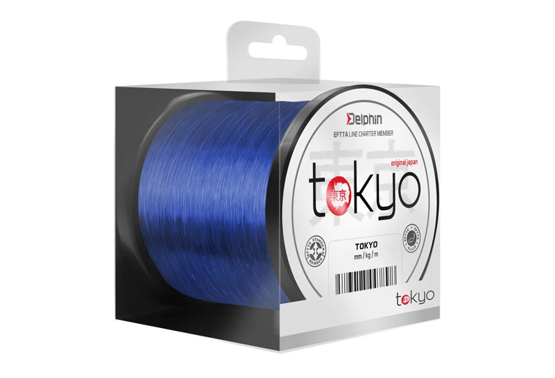DELPHIN TOKYO kék színű monofil zsinór 0,28mm/6,4kg/600m