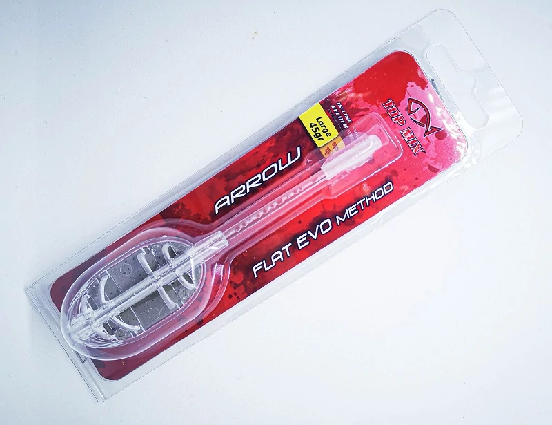 TOP MIX ARROW FLAT EVO method feeder kosár L 45g