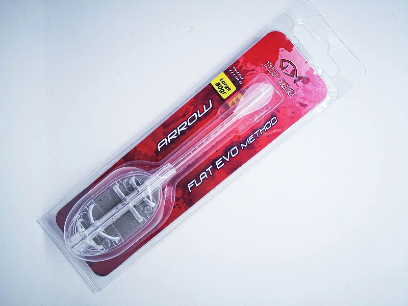 TOP MIX ARROW FLAT EVO method feeder kosár L 80g