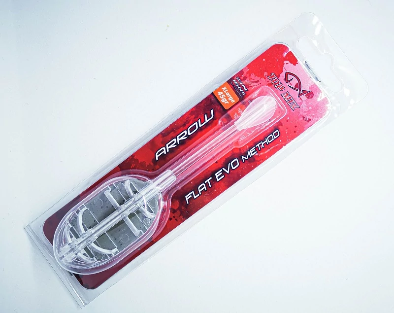 TOP MIX ARROW FLAT EVO method feeder kosár XL 45g